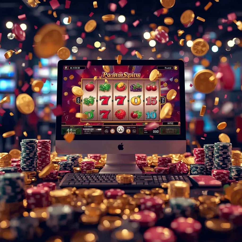 Máquinas tragamonedas en la pantalla GO BET SPACE CASINO