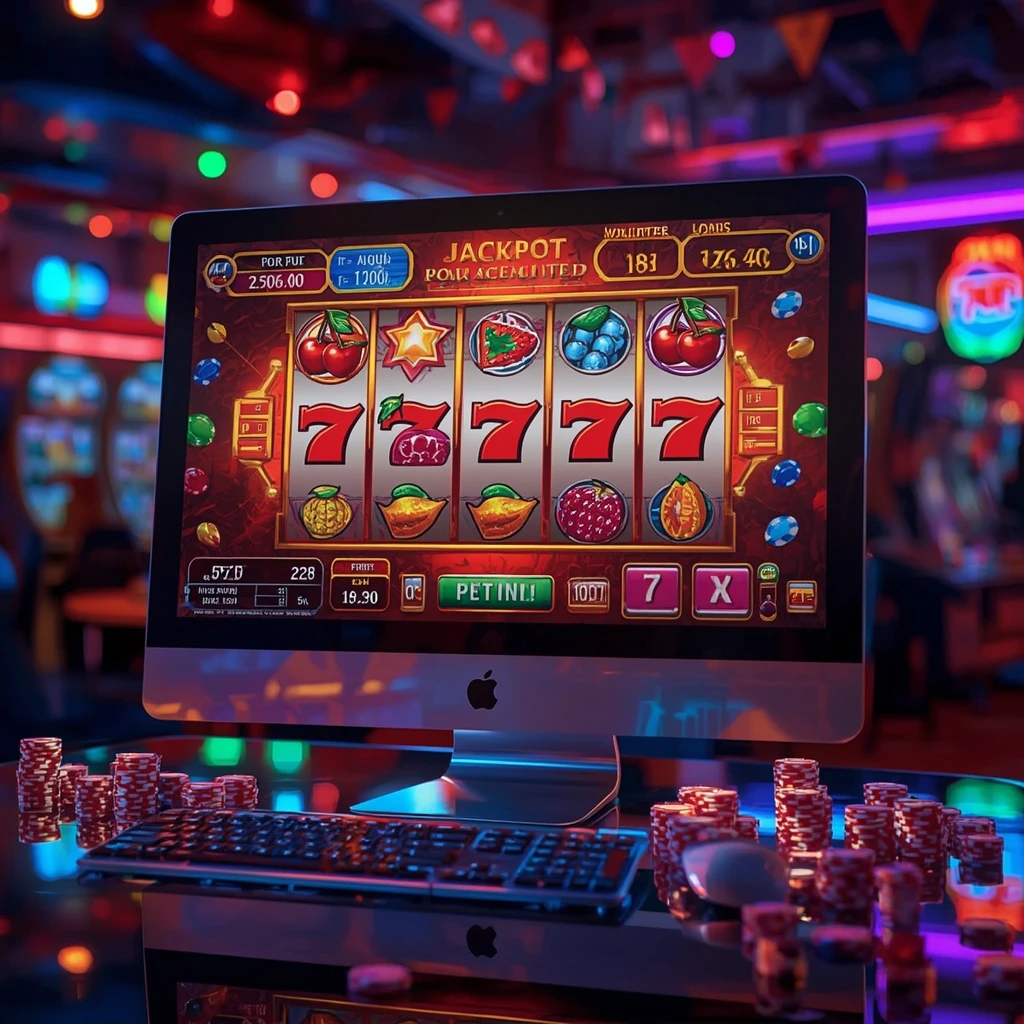 tragamonedas en la pantalla GO BET SPACE CASINO