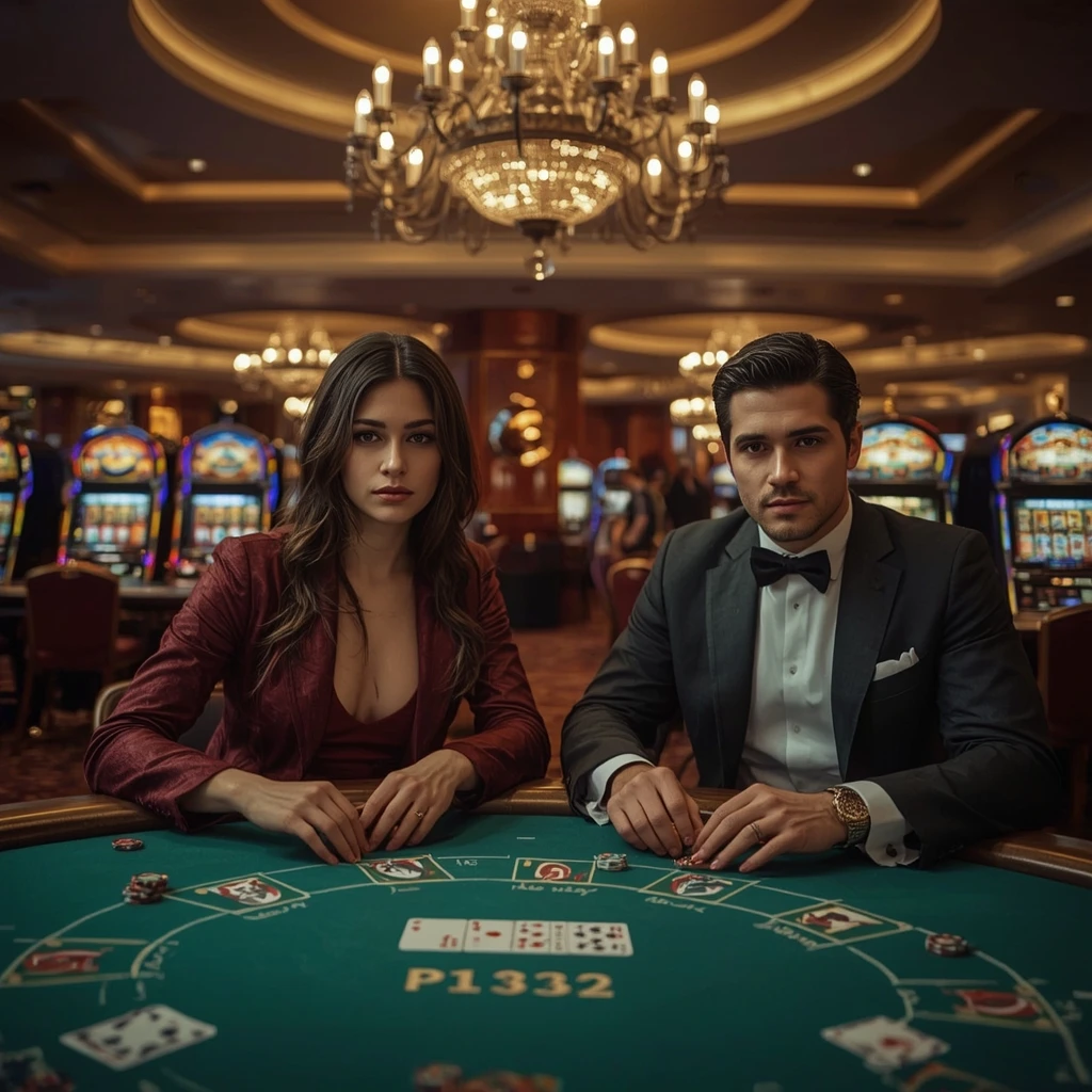 Dos jugadores de póker en GO BET SPACE CASINO